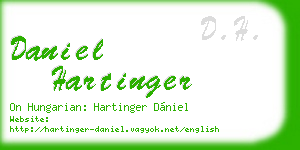 daniel hartinger business card